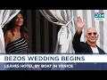 Download Lagu Bruiloft van Jeff Bezos begint: verlaat Venice Hotel per boot met Lauren Sanchez | AQ15