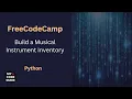 Build a Musical Instrument Inventory - FCC Python Course