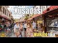 Lagu Wandeltocht door Kusadasi (4K) 🇹🇷 - Oude stad, bazaar, haven en kust