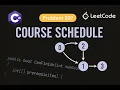 LeetCode 207 Course Schedule C Solution Graph Cycle Detection