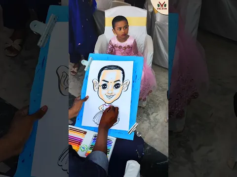 Live Caricature Event |Artist surendar|Book Your Events now #shorts#velvom#liveevents