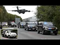 Download Lagu Five planes fly President Trump's motorcade to London 🇺🇸 🇬🇧