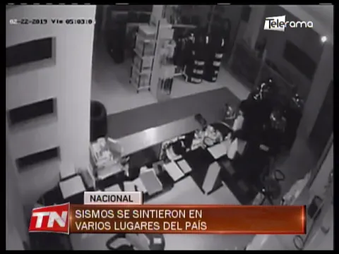 Sismos se sintieron en varios lugares del país