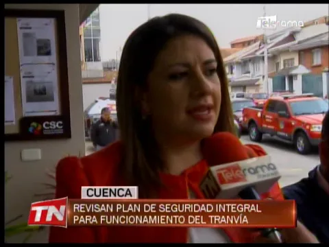 Revisan plan de seguridad integral para funcionamiento del tranvía