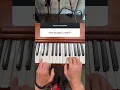 C Major Chord on Piano