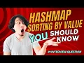 HashMap sorting by value in Java Comparator Interview Preparation