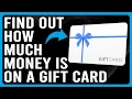 How To Find Out How Much Money Is On A Gift Card How To Check Your Gift Card Balance