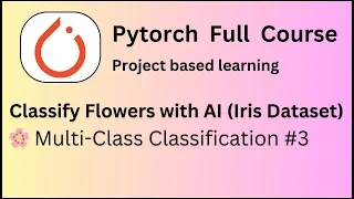 PyTorch Project Classify Flowers with AI Iris Dataset Multi-Class Classification Tutorial