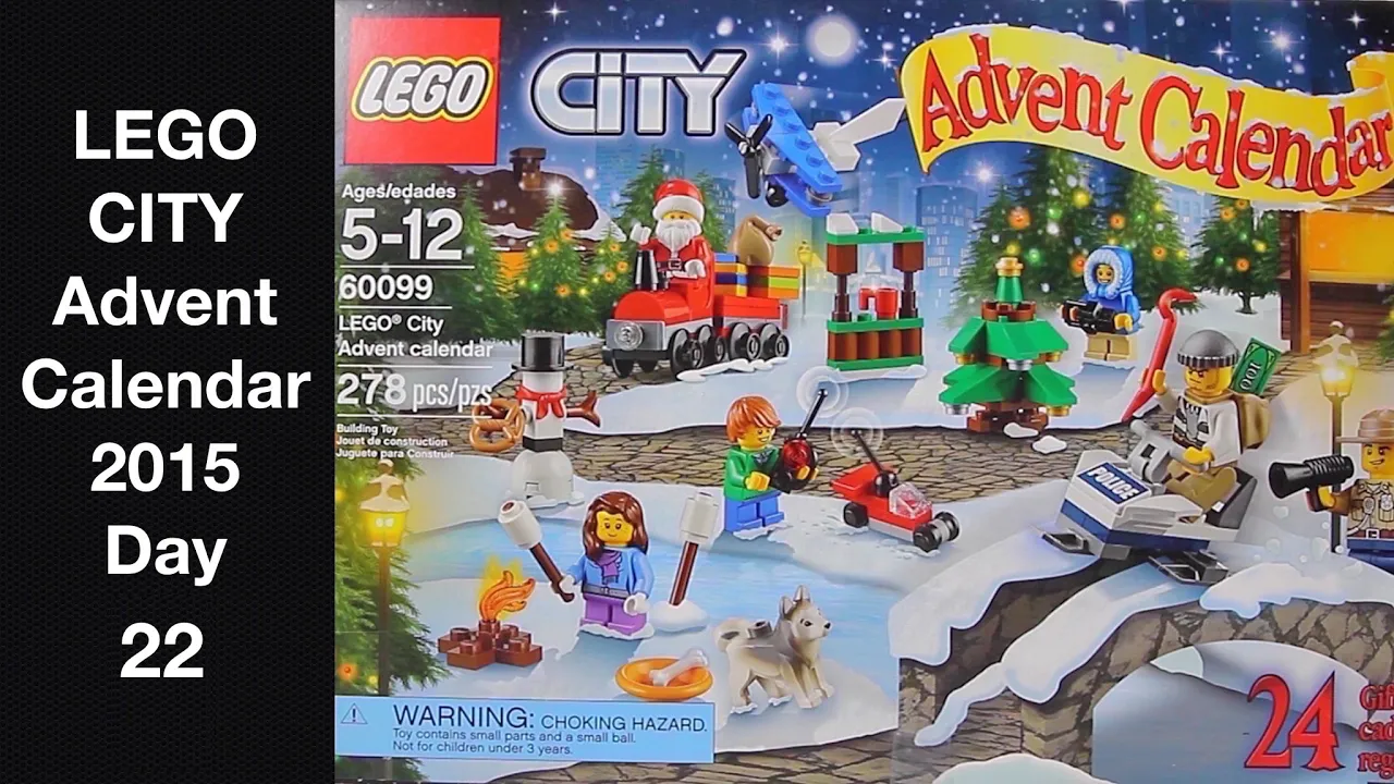 LEGO City Advent Calendar 2017 review and unboxing! 60155!