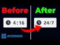 How to Make your Aternos Server Always Online For FREE NEW METHOD