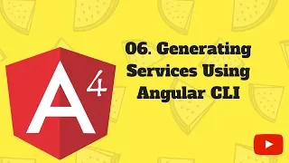 AngularJS 4 Tutorial 06 Generating services using Angular CLI