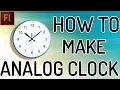 how to make analog clock in flash by MEHRA S productions