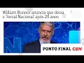 Download Lagu Mudança no JN: William Bonner anuncia que deixa o Jornal Nacional após 29 anos