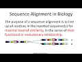 Week 2 1 1 Essential Concepts Sequence Alignment - Part I Sequence Alignment