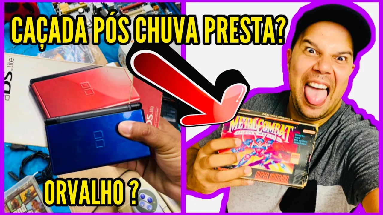 FEIRA DO ORVALHO? | caçando games suados após dia de chuva! | caçada gamer 130