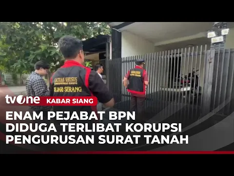 Enam Pejabat BPN Kota Serang Ditangkap, Uang Tunai, Jam Tangan dan Tas Mewah Disita