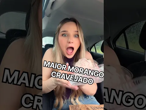 VOCES PAGARIAM R$50 NO MEGA MORANGO CRAVEJADO?? 😳😱 #comendo #viral #morangodoamor #tudoqueeucomo
