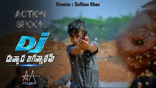dj movie scene allu arjun action tigerrace