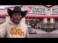 Cowboy Hat Shopping at the NEW Tractor Supply My First Time Inside