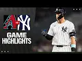D-backs vs Yankees Game Highlights 25 MLB Highlights