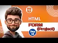 HTML Form Assignment Day-14 Frontend Course Web Development 2024 Programming