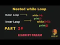 Nested While Loop in Python Explained with Examples Dry Run Python Loops LearnByparam