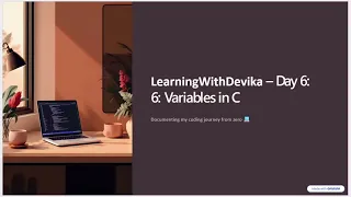 Day 6 - Variables in C Variable Naming Rules Examples C Programming for Beginners