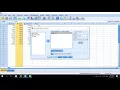 Recoding variables in SPSS