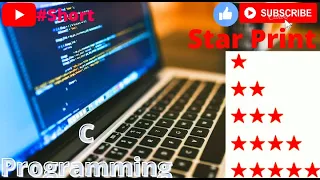 star print 2 printing pattern in C Right triangle C Programming Tutorials 2021