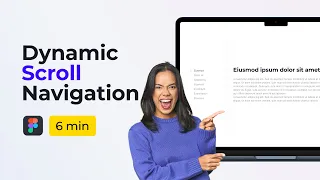Scrollspy How to create dynamic scroll navigation in Figma