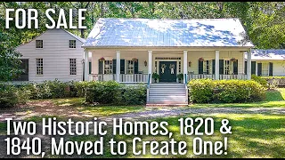 for sale 2 historic homes 1820 u0026 1840 moved to create one 