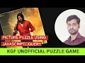 How to Make Picture Puzzle Game using JavaScript Jquery - KGF Chapter 2 puzzle