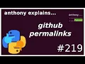 github tip getting perma-links beginner anthony explains