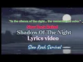 Lagu Shadow Of The Night ( Lyrics video ) Slow Rock Survival | Slow Rock Ballad Love Song 