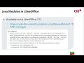 LibreOffice Extensions with Java Module support