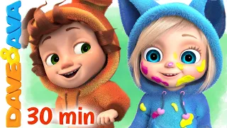 😊 Ava Ava Yes Mama | Dave and Ava Nursery Rhymes | Brush Your Teeth | Baby Rhymes and Kids Songs 😊