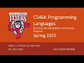 Lecture 11 Python Lex and Yacc
