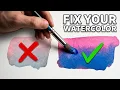 Fix Your Watercolor NOW 5 Beginner Mistakes Exposed