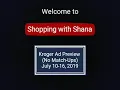 Early Kroger Ad No Match-ups for July 10-16 2019 Mega 2 Day Digital FREE Friday