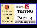 Selenium Tutorial 13-TestNG Framework for Selenium Part-4 Dataprovider in TestNG Data Driven Testing