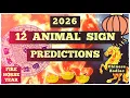 Lagu 2026 Animal Horoscopes ✨ Fire Horse Year✨