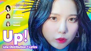 Kep1er - Up! (Line Distribution + Lyrics Karaoke) PATREON REQUESTED