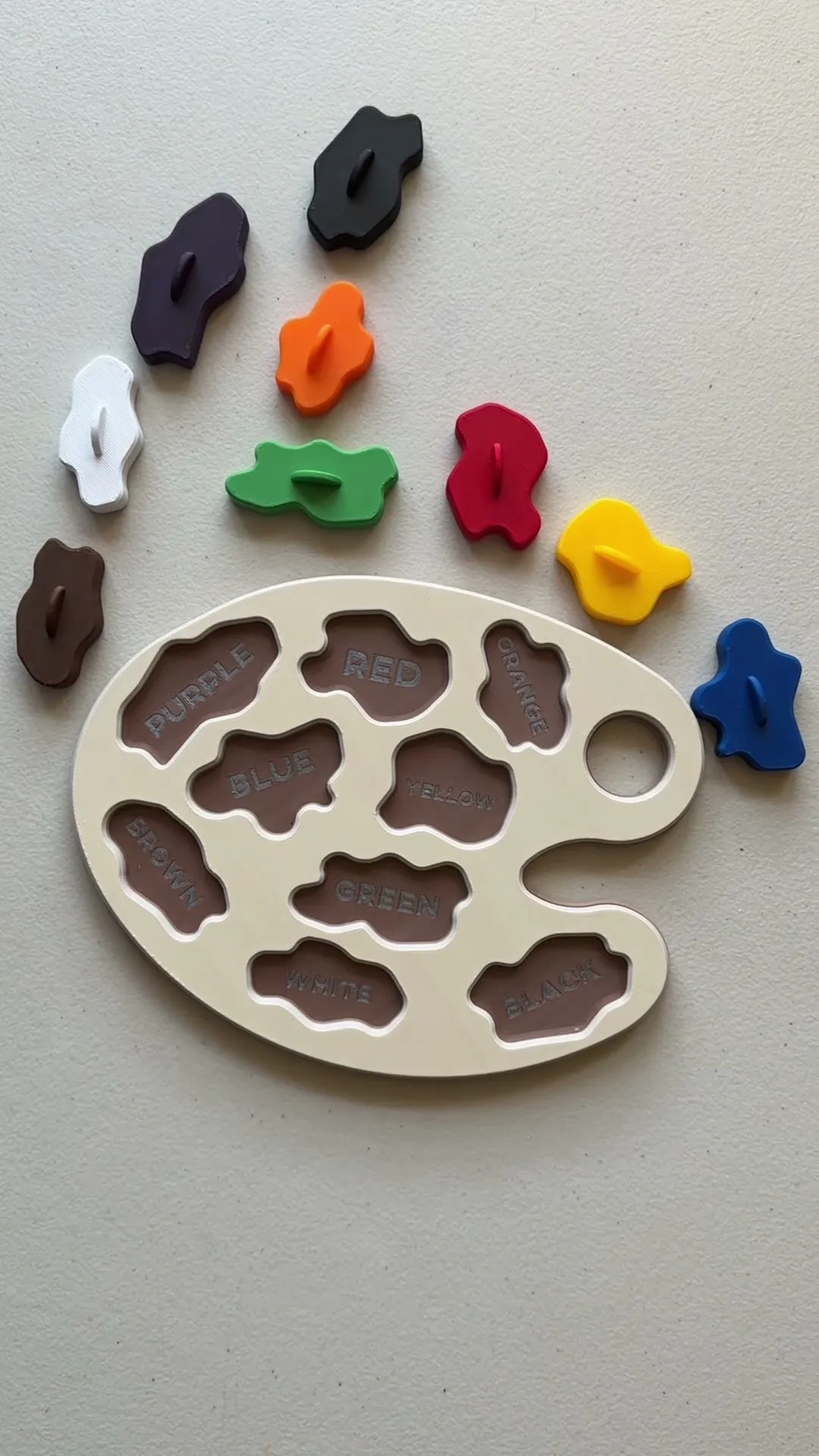 Paint Palette Puzzle 