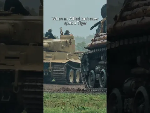 The absolute last thing an Allied tank crew would ever want to see… #thetankmuseum #tigerday
