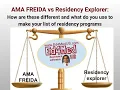 FREIDA vs Residency Explorer Which FREE database should you use to decide the Programs to Apply to