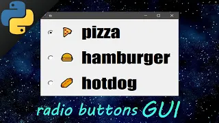 Learn Python tkinter GUI radiobuttons easy