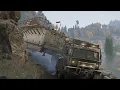 SnowRunner Construction Rig Semi Trailer in Zurdania Concrete Giant