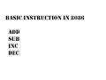 8086 Assembly Language Tutorial For Beginners Part 06 Very Basic Instructions