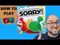Sorry How to Play Boardgame