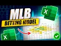 MLB Betting Model Sides Totals Exact Score Using Google Sheets How To